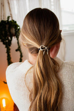 Load image into Gallery viewer, Silver Bow Ponytail Cuff