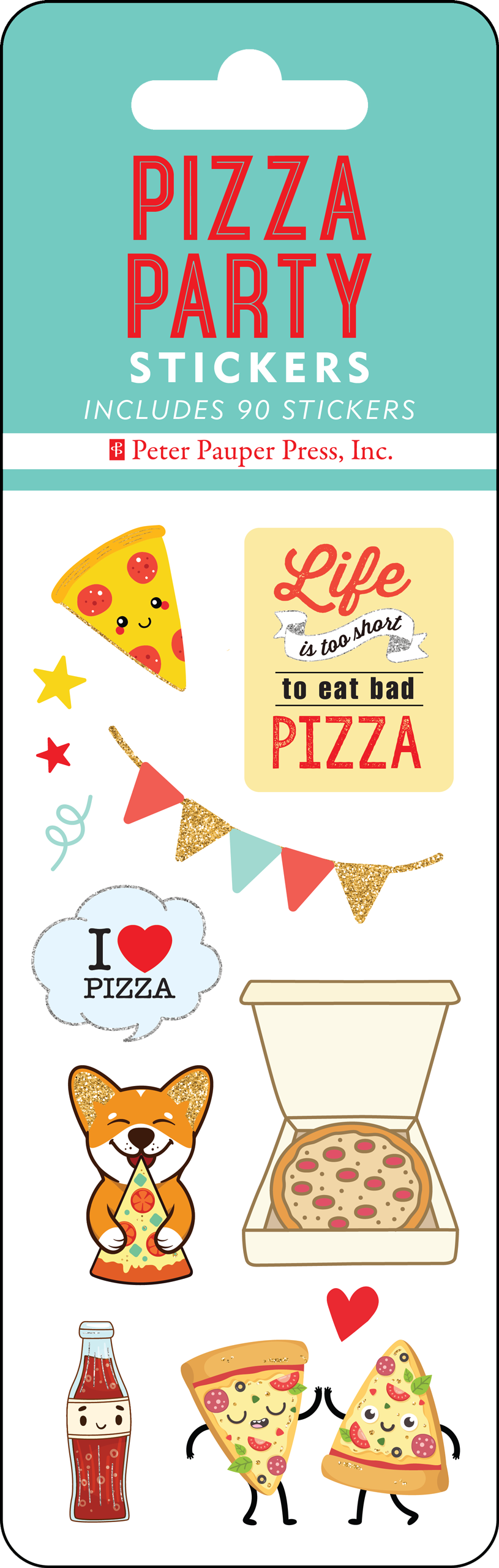 Sticker Set: Pizza Party (70+ stickers)