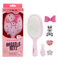 Load image into Gallery viewer, Bristle Bitz Charm Hair Brush | PINK