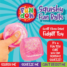 Load image into Gallery viewer, Squish &amp; Squeeze Cube Ball Toy *Colors Vary*