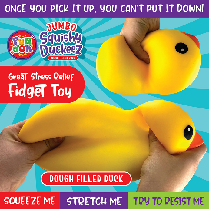 Jumbo Squishy & Squeeze Ducks *colors vary*