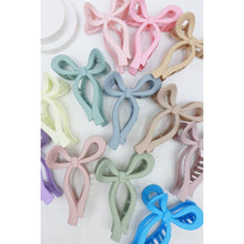 Load image into Gallery viewer, Bow Shape Hair Claw Clip (colors vary)