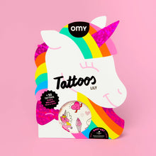 Load image into Gallery viewer, Temporary Tattoos (Unicorn Packaging)