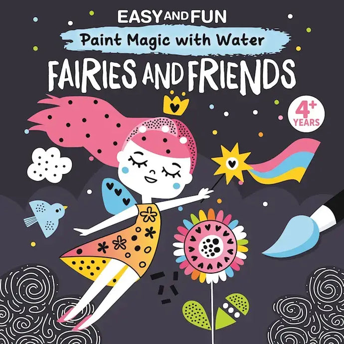 Paint Magic with Water Book:  Fairies and Friends