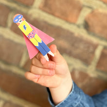 Load image into Gallery viewer, Make Your Own (Superhero Peg Doll)