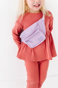 Kids Bum Bag: Lavender Cord