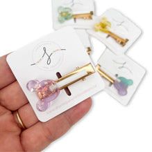 Load image into Gallery viewer, Lollipop Mouse - Alligator Bar Clip *colors vary*