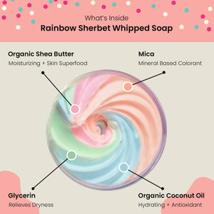 Rainbow Sherbert (Body Butter + Soap option)