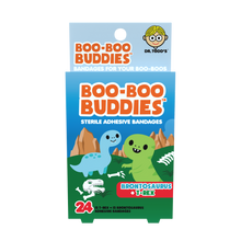 Load image into Gallery viewer, Kids Bandages | Brontosaurus + T-Rex (24 Count, Latex-Free)