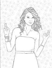 Load image into Gallery viewer, Taylor Swift Coloring &amp; Activity Book