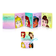 Load image into Gallery viewer, Princess Sheet Face Mask Booklet (6-Piece)