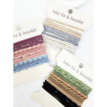 Load image into Gallery viewer, Boho Inspired Hair Ties/Bracelets (colors vary)