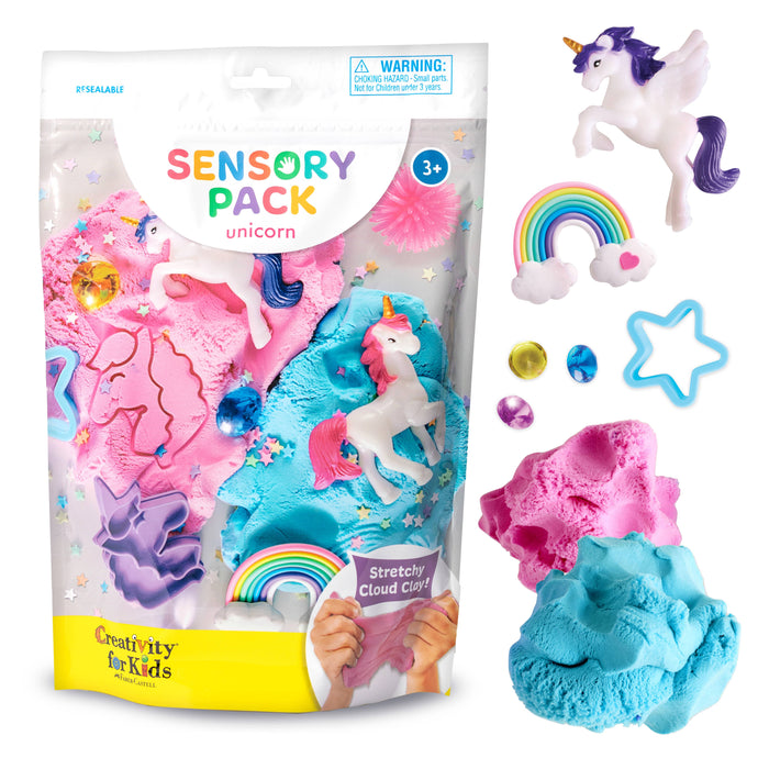 Sensory PACK Playdough Kit: Unicorn