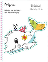 Load image into Gallery viewer, Color, Cut, and Fold | Ocean Animals