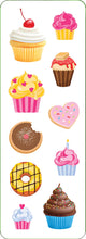 Load image into Gallery viewer, Sticker Set: Cupcakes &amp; Donuts (70+ stickers)