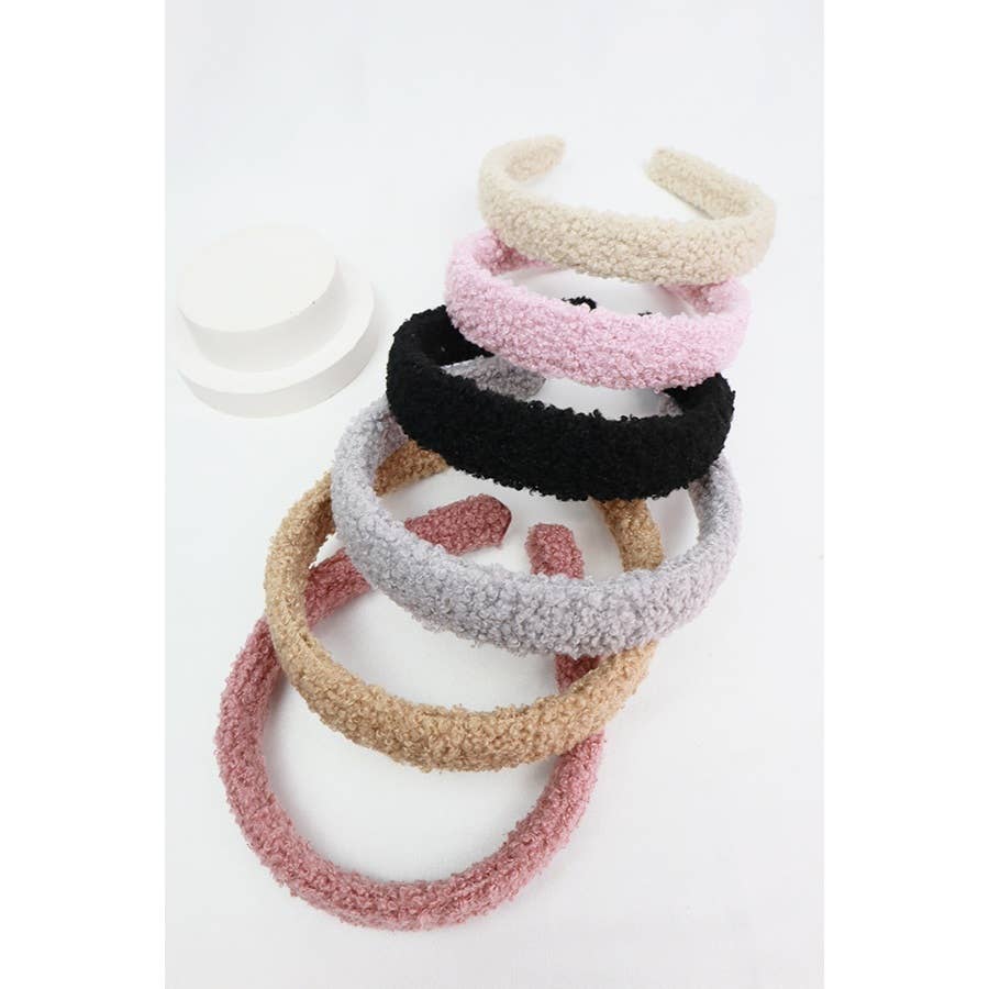 Sherpa Headbands (Assorted Colors)