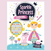 Load image into Gallery viewer, Sparkle Princess Gemstone Sticker Book