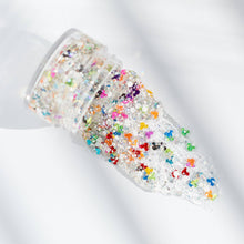 Load image into Gallery viewer, Bold Rainbow Pixie Dust | Hair Glitter Gel