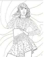 Load image into Gallery viewer, Taylor Swift Coloring &amp; Activity Book