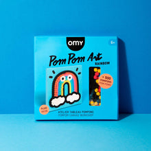 Load image into Gallery viewer, Pom pom art: Rainbow