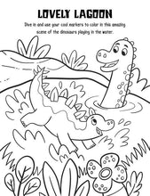 Load image into Gallery viewer, Robots, Racers, Dinosaurs Coloring Set