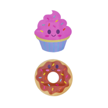 Load image into Gallery viewer, Kids Bandages | Cupcake + Donut (24 Count, Latex-Free)