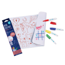 Load image into Gallery viewer, Mini Playmat | PONY CLUB (reusable silicone + dry-erase)