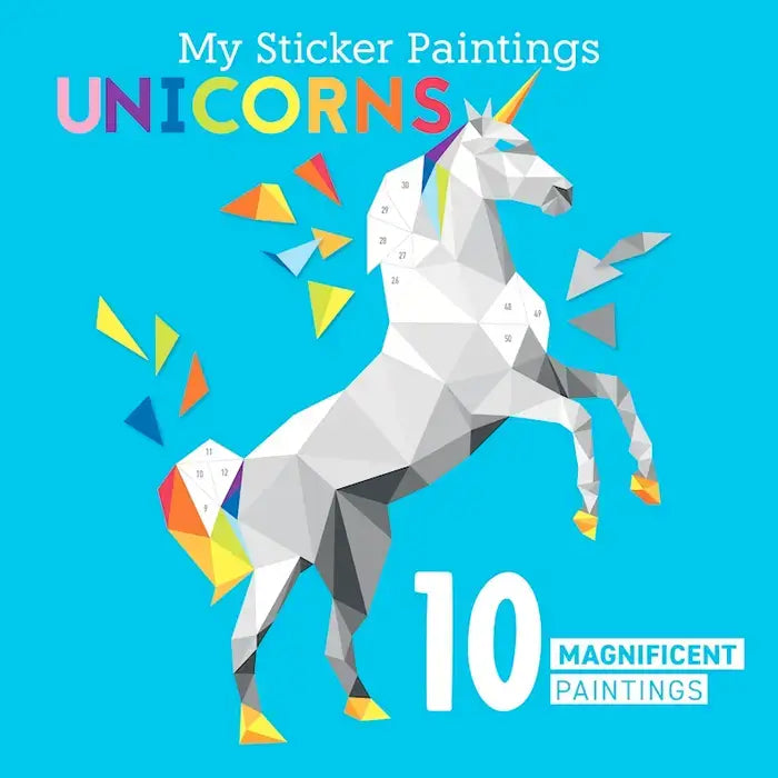 My Sticker Paintings Book: Unicorns