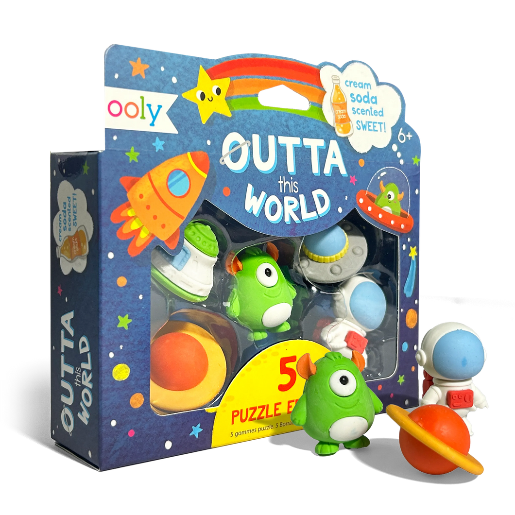 Scented Erasers: Outta This World (set of 5)