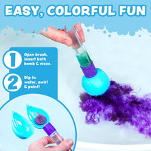 Load image into Gallery viewer, Bath Color Brush Bath Set | Nontoxic &amp; Fragrance-Free