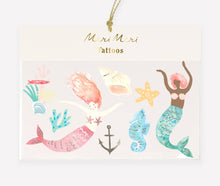 Load image into Gallery viewer, Mermaid Temporary Tattoos