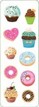 Load image into Gallery viewer, Sticker Set: Cupcakes &amp; Donuts (70+ stickers)
