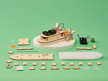 Load image into Gallery viewer, Paddlewheel Boat DIY Kit