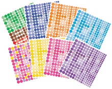 Load image into Gallery viewer, Color-By-Dots Sticker Book: Unicorns