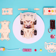 Load image into Gallery viewer, Infrared Remote Controlled Car DIY Kit