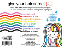 Load image into Gallery viewer, HAIR FLAIR Hair Color Gel Sticks (Set of 8)