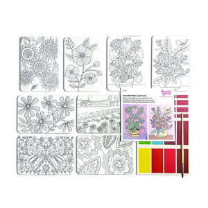 Scenic Hues D.I.Y. Watercolor Kit (FLOWERS + GRADENS)