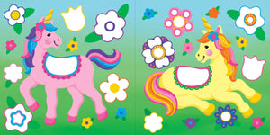 Color-By-Dots Sticker Book: Unicorns