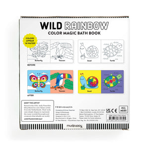 Color Magic Bath Book: Wild Rainbow