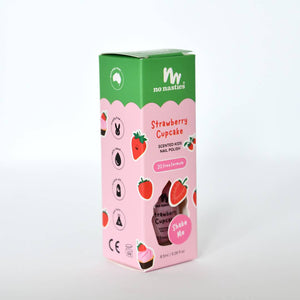 Scented non-toxic Kids Nail Polish: Cherry Berry (BRIGHT PINK)