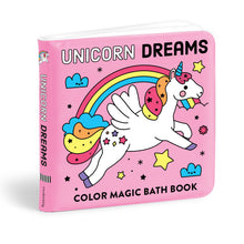 Load image into Gallery viewer, Color Magic Bath Book: Unicorn Dreams