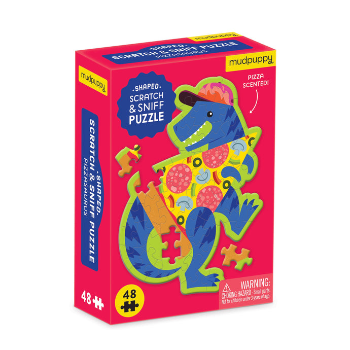 Mini Scratch & Sniff Puzzle: Pizzasaurus (48 Piece)