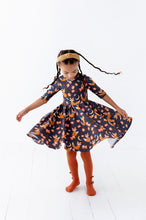 Load image into Gallery viewer, Foxy Floral | TWIRL DRESS (2T + 7 yrs ONLY left)