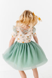 Sage Sweet Peonies | Tulle Dress