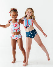 Load image into Gallery viewer, RED, WHITE + BOWS! | 2-Piece SWIM