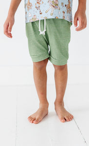 MEADOW GREEN | Harem Shorts