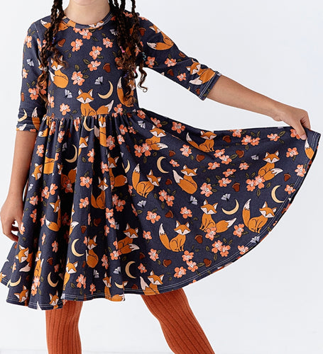 Foxy Floral | TWIRL DRESS