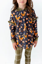 Load image into Gallery viewer, FOXY FLORAL | RUFFLE HOODIE