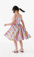 Load image into Gallery viewer, WAVEY STRIPES | Strappy Twirl Dress