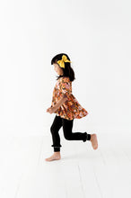 Load image into Gallery viewer, Navy Fall Floral | Double Ruffle Peplum (12/18 mo ONLY left)